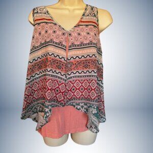 AMYWEAR Boho Chic Sleeveless Top